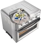 Cuisinart Convection AirFryer Toaster Oven, White (TOA-60WC) | Premium 1800-Watt Motor, 7-in-1 Functions, Wide Temperature Range, Large Capacity, 60-Minute Timer/Auto-Off