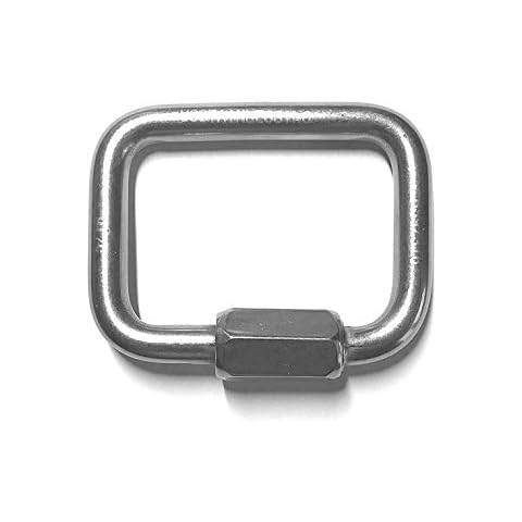 Stainless Steel 316 Square Quick Link 5/16" (8mm) Marine Grade Cover
