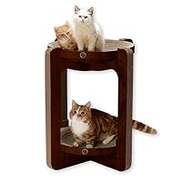 【新着商品】猫壱 バリバリボウルタワー 爪研ぎ ライトブラウン XL 41RZU8DFdVL._SS200_.jpg