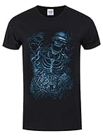 Mens Tees & Shirts Chained Skeleton Large Black Men