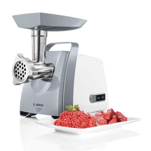 Bosch ProPower Meat Mincer MFW66020GB 1800W White 1 Year Manufacturer Warranty German Engineering