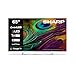 SHARP 65JP7265E - 65 pollici 4K QLED MiniLED Smart TV, Google TV, Harman/Kardon...