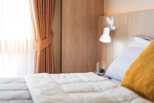 Sun-Rising Cilp On Light,360° Rotation Clip On Lamp Portable Book Reading Light,Clamp On Desk/Table/Bunk Bed/Cupboard Homeclamp Light Lighting, (Clamp Light Seven Colors For Your Choice) Yellow #TOP3