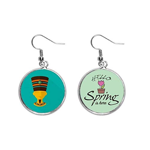 Pendientes de faraón egipcio para vestidos de primavera y paseos de tarde