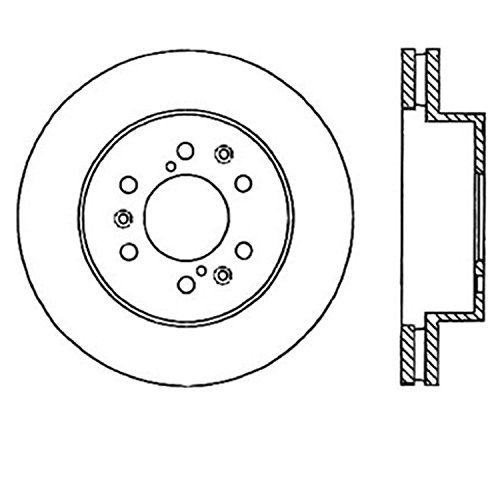 Stoptech 126.66057Sl Sport Slotted Brake Rotor (Front Left), 1 Pack #TOP3