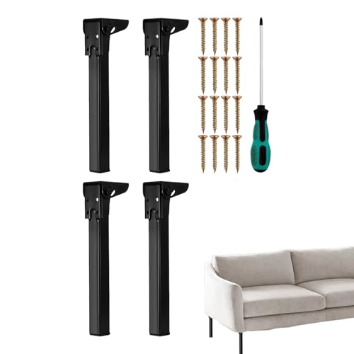 Patas de Mesa Metálicas,4 Unidades Patas Recambio para Mesa De Camping | Pies De Robustos para s De Cocina, Dormitorio, Salón Y Oficina