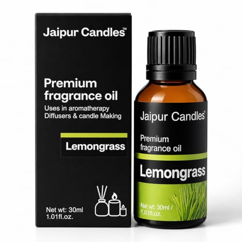Image of Fragrance Oil | 30 ml | Aroma Oil for Home Fragrance | Best for Aromatherapy | Use in Diffusers, Candles, Air Fresheners (30ML, Lemongrass)