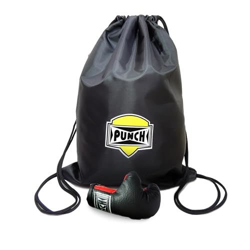 PUNCH Kit Sacola Esportiva + Chaveiro Luva de Boxe - Gym Bag - Mochila Esportiva