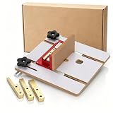 Router Table Box Joint Jig with 3 Brass Indexing Keys (1/4', 3/8', 1/2')