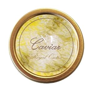N°1 Caviar/Kaviar Royal Osetra, 125g Dose, Acipenser Gueldenstaedtii schwarzer Störkaviar - Malossol