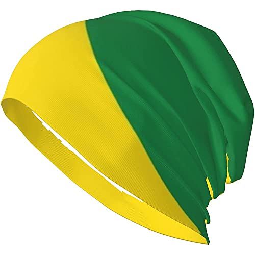 Bonnet Tricoté Impression du Drapeau De La Guyane Française Bonnets Universelle Sports Ski Bonnet d'hiver Simplement Femme Beanie Cover