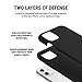 Incipio DualPro Dual Layer Case for Apple iPhone 11 with Flexible Shock-Absorbing Drop-Protection - Black