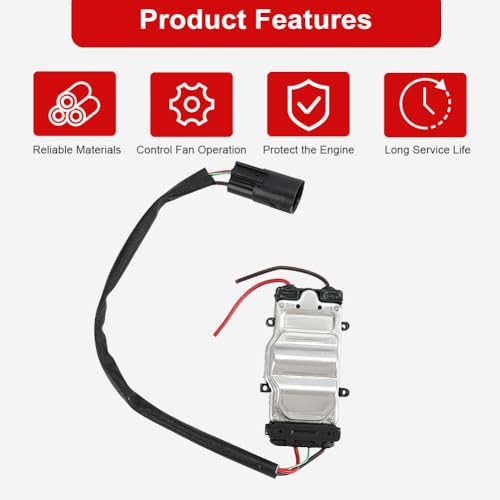 VANJING Cooling Fan Control Module Compatible with Ford Focus C-MAX Mazda 3 Volvo C30 C70 S40 V50 Radiator Cooling Fan Control Relay Module Replacement for 1137328365 1137328148 1137328081 1137328558 by VANJING - Image 5