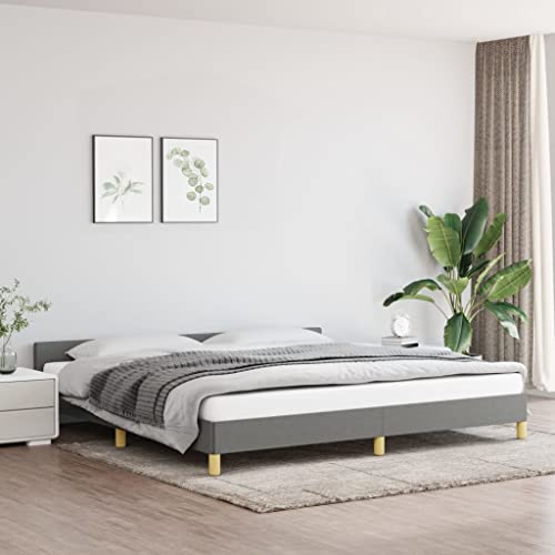 TREISL Struttura Letto 200x200 cm con Doghe