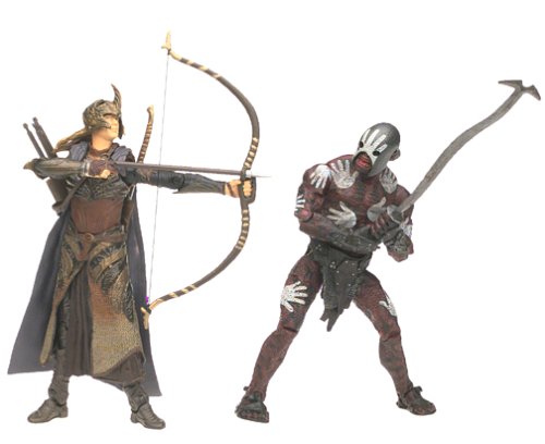 Lord of the Rings Elven Archer Berserker Uruk-Hai 2 Pack
