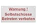 Produktbild Verbotsschild "Selbstschussgerät".