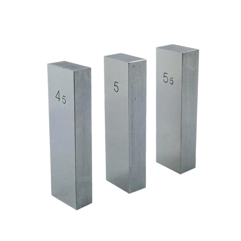 1pc Steel Gauge Block 0.5mm-10mm, Reliable Metal Measurement Caliper Tool for Parallelism Calibration(0.5mm)