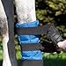 Harrison Howard Ice Boot for Horse Cool Gel Pack Leg Wrap for Treating Full Leg, Knee, Hock Injuries Reusable Ice Cooling Therapy, Universal Size-Blue