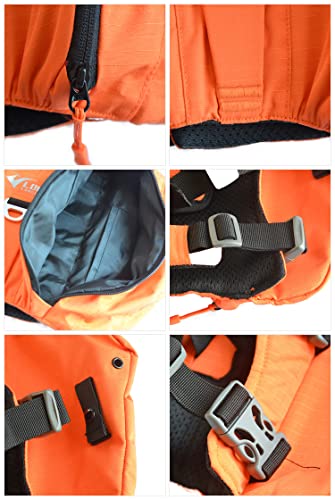 Dog-Backpack-for-Hiking-Multifunctional-Dog-Day-Pack-Zippered-Travel-Dog-Saddle-Bag-Outdoor-Hiking-Backpack-with-2-Capacious-Side-Pockets-for-Small-Medium-Large-Dogs-Orange-XS - Cucciolini Doodles Dog-Backpack-for-Hiking-Multifunctional-Dog-Day-Pack-Zippered-Travel-Dog-Saddle-Bag-Outdoor-Hiking-Backpack-with-2-Capacious-Side-Pockets-for-Small-Medium-Large-Dogs-Orange-XS