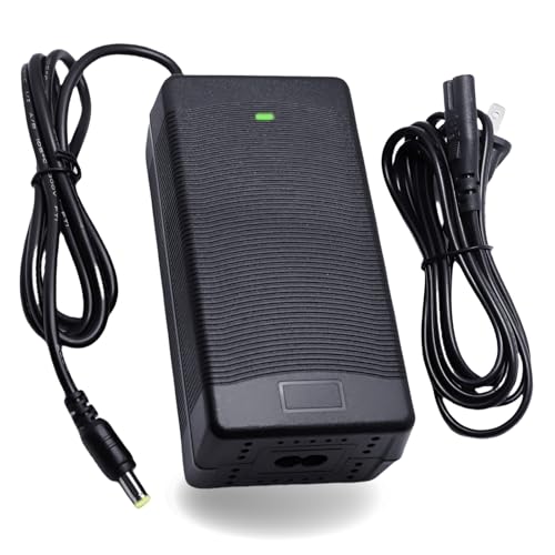 Abatinvo Chargeur 54,6 V 2 A 5,5 mm pour vélo électrique Sondors X XS MXS, Magnum, RadRunner RadRover, Lectric XP, Jasion eb7, Himiway Cruiser, Ecotric, Aventon Pace 500 Level Sinch, etc.