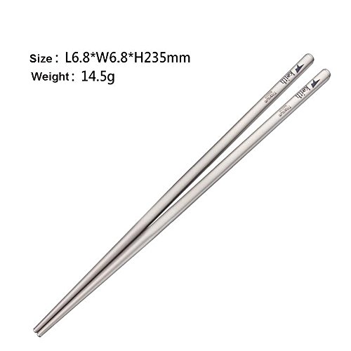 Keith Outdoor Chopsticks Titanio le bacchette
