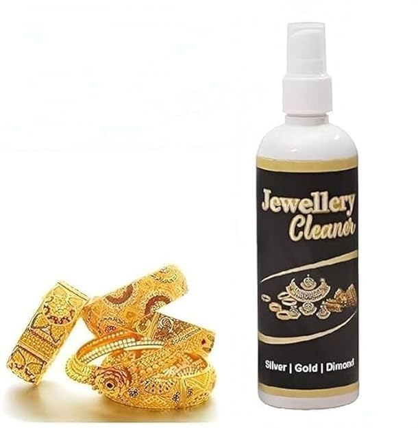 Jewellery Cleaner Gold, Diamond, Gemstones, Turquoise, Pearl/jewellery/Brass/Metal/Copper/Steel Polisher (Cleaning Liquid Polish Spray) Bottle for Cleaning and Shining, 200ml, Pack of 1-image-19