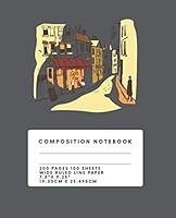 Composition Notebook : 200 Pages College Wide Ruled Line Paper for School Office Home Use Red Cover 1671243730 Book Cover