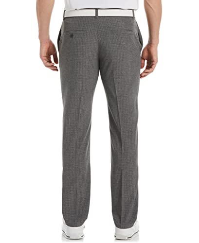 PGA TOUR Men's Ff Heather Plaid Pant Flat Front2