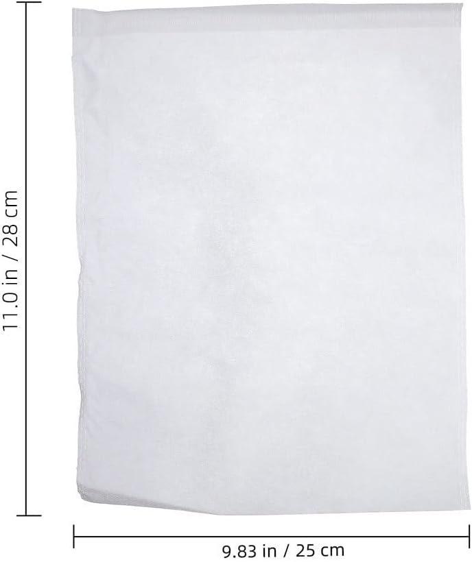 Cabilock 100Pcs Non-Woven Storage Bags 11.02 X 9.84 in Dustproof Isolation Bags for Shoes Clothing Travel Packing Breathable Fabric Storage for Seasonal Organization