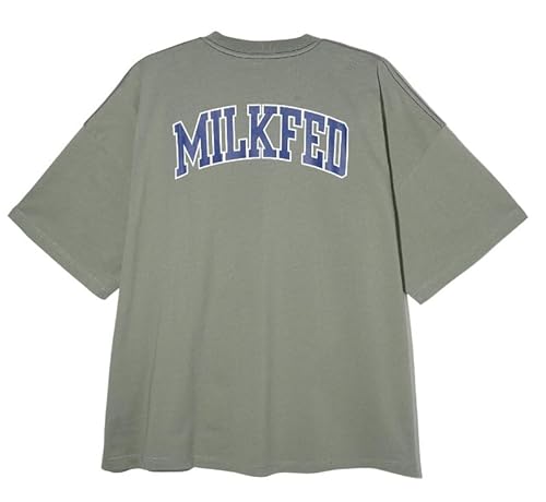 �J���b�W���S�X�[�p�[�r�b�O�V���[�g�X���[�u�g�b�v COLLEGE LOGO SUPER BIG S/S TOP 103243013002 LtGREEN ONE SIZE