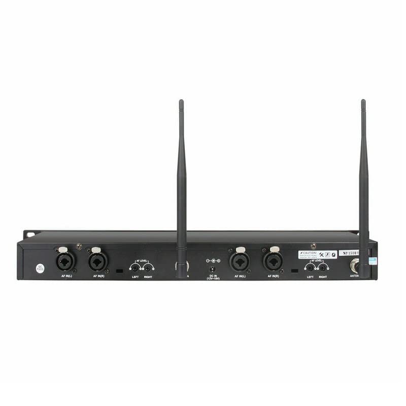 UHF Professional Wireless in-Ear Monitor System 3 Bodypack Monitor fits for Dual Wireless Microphones Stage Performance Conference & Meeting