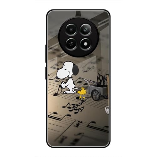 Image of SmashItUp Cartoon | Music Designer Printed TPU Metal Case Mobile Back Cover for Realme 12x / Realme 12 / Realme 13 / Realme C65 / Narzo 70x (5G)