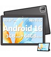 Amazon.co.jp: タブレット 10インチ Wi-Fi6モデル Android 6GB+128GB+