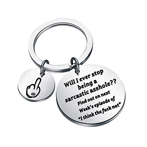FOTAP funny sarcastic gift keychain