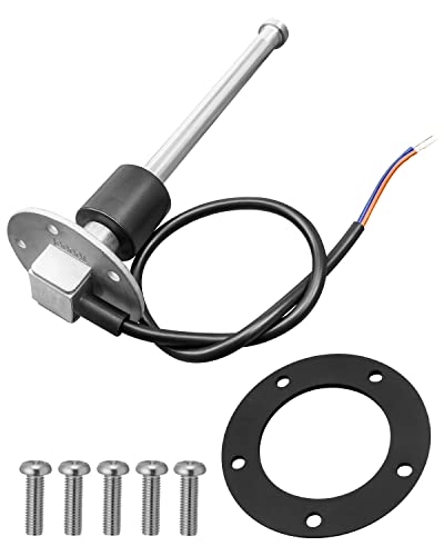 Image of 0-90ohm Stainless Steel Waterproof Gas Water Fuel Level Sensor, 6 inch(150mm) Boat Fuel Tank Sending Unit, for Marine Car RV Truck Vehicle, for 6.3 inch-6.9 inch(160-175mm) Fuel Tank