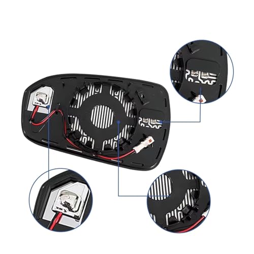 Miroir rétroviseur droit Ford Fusion 2013-2021 verre haut de gamme chauffant