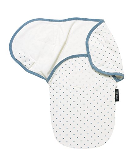 Alvi 479455111 Wickeltuch 'Harmonie', blue little stars