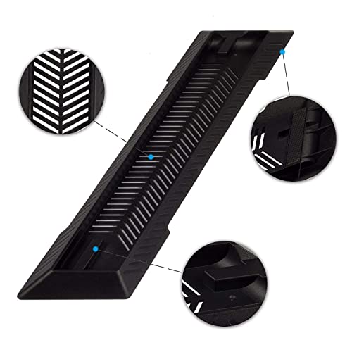 Image of New World PS4 Pro Vertical Stand for PlayStation 4 Pro with Built-in Cooling Vents and Non-Slip Feet