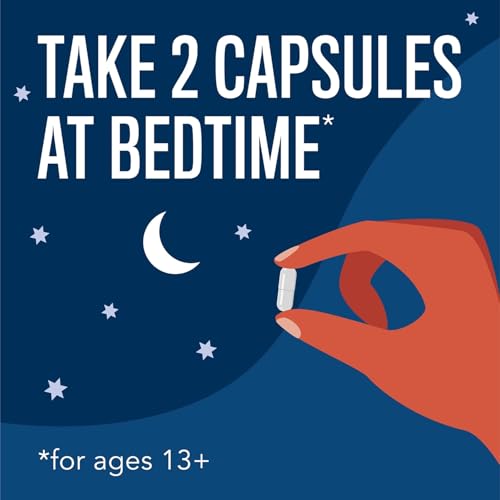 Natural Vitality Calm Sleep Magnesium Supplement, Melatonin & Magnesium Citrate, Sleep Aid Capsules, Gluten Free, Vegan, Non-GMO, Helps The Body Ease Into Sleep, 120 Capsules - Image 5