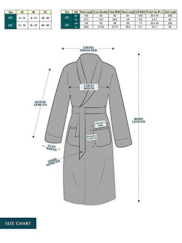 Image of PAVILIA Women's Plush Fleece Robe, Soft Cozy Long Bathrobe with Satin Waffle Trim, Warm Lightweight, Pockets & Tie Belt