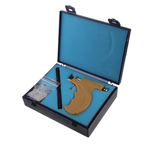 FOMIYES Professional Ear Piercing Kit Blue Tools No Pain Ear Piercing for Earring Holes Sturdy and Accurate for Occasion
