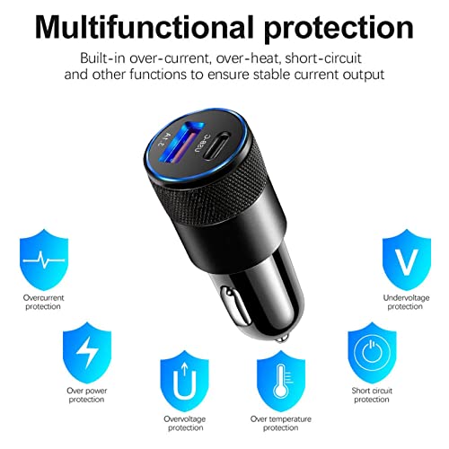 Carregador de carro USB | Adaptador de Carregador de Carro USB Múltiplas Portas - Plugger de carrega