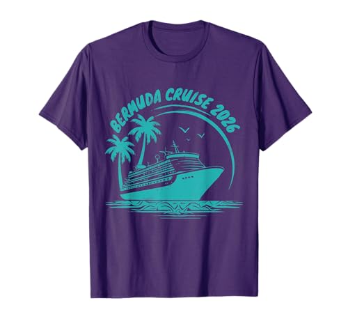 Bermuda Cruise 2026 Vacation Matching Group Cruise Squad T-Shirt