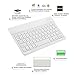immagine 2Tempo QWERTY Italiano Layout Tastiera Wireless Bluetooth Keyboard 7