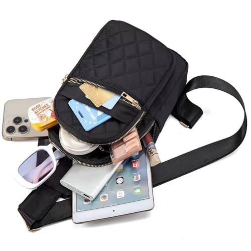 Image of Banelu Small Sling Bag Crossbody Sling Backpack for Women, Chest Bag Cross Body Bags Crossbody Purse for Outdoors Hiking Traveling