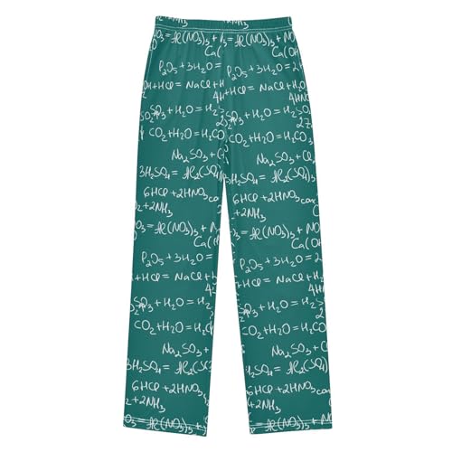 ZZXXB Chemistry Equation Boys Long Pants Soft Trousers Elastic Waist Kids Lounge Bottoms with Pockets S-XL