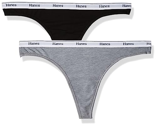 La Mejor Recopilación de Tangas para Mujer al mejor precio. 46 Hanes Originals Tanga para Mujer Paquete 2 Panties Ropa Interior