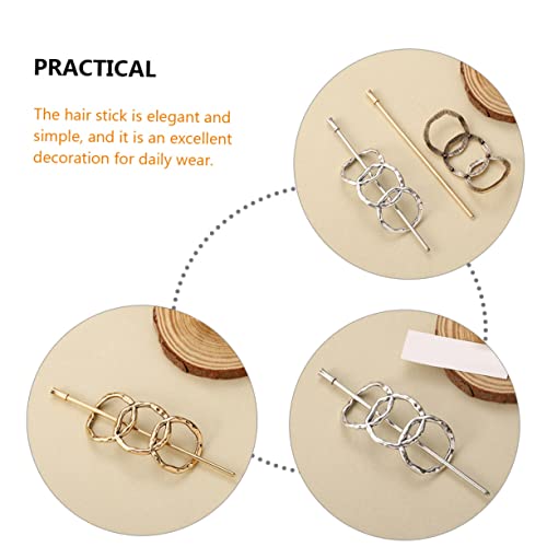 Broches pour cheveux raffinées au design rétro et détails ciselés - 5