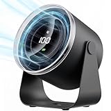 BTOOTB Ventilador de Escritorio, Ventilador Sortátil Silencioso, Velocidad Ajustable con Batería, 100 Velocidades con...