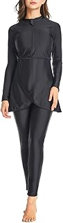 obaSeteck Full Coverage Islamic Burkini Modest Swimwear Long Sleeve Bathing Suit,Muslim Swimsuits for Women (Z2, 3XL, 3X_l)
